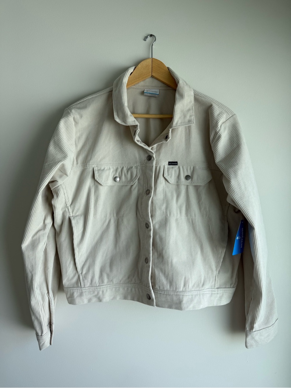 Columbia Blue Point Creek Corduroy Jacket NWT Large